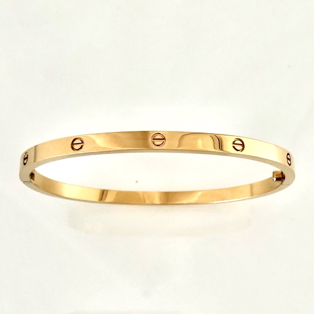 Gold Screw Bracelet Small Model